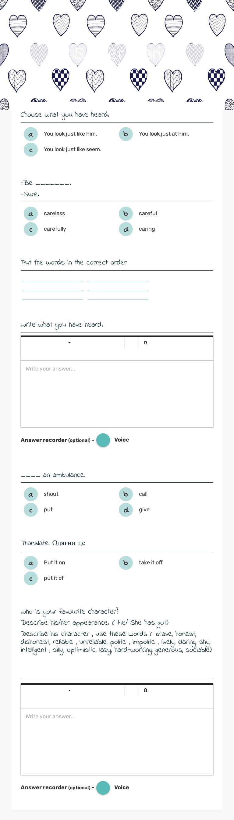 Spider Man worksheet preview image