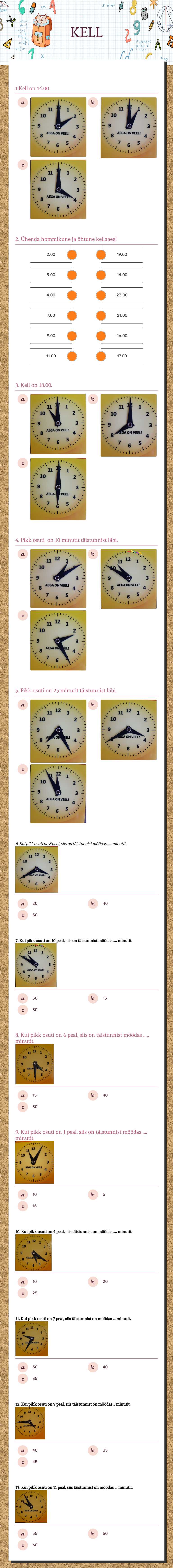 KELL worksheet preview image