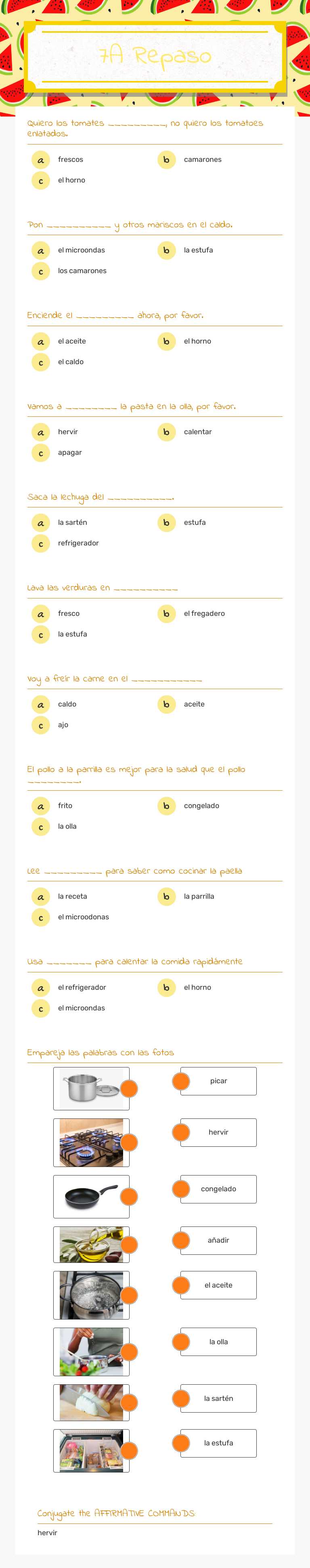 7A Repaso worksheet preview image