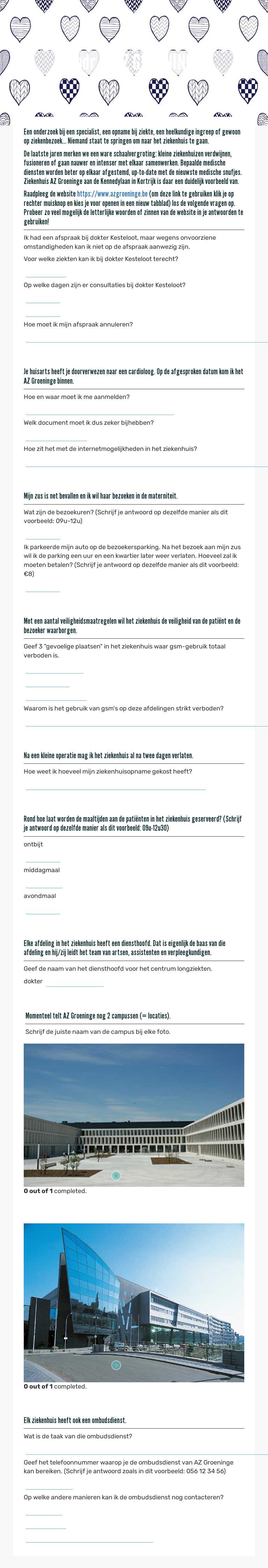 Opdr 6: 
AZ GROENINGE worksheet preview image