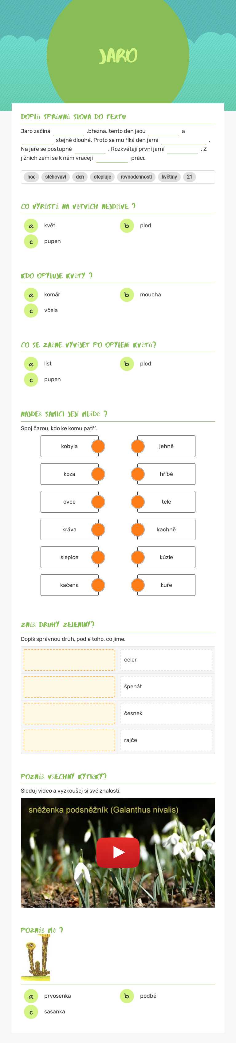 jaro Grade 2 worksheet preview