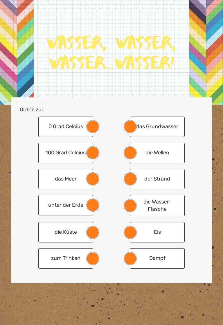 Wasser, Wasser, Wasser...Wasser! worksheet preview image