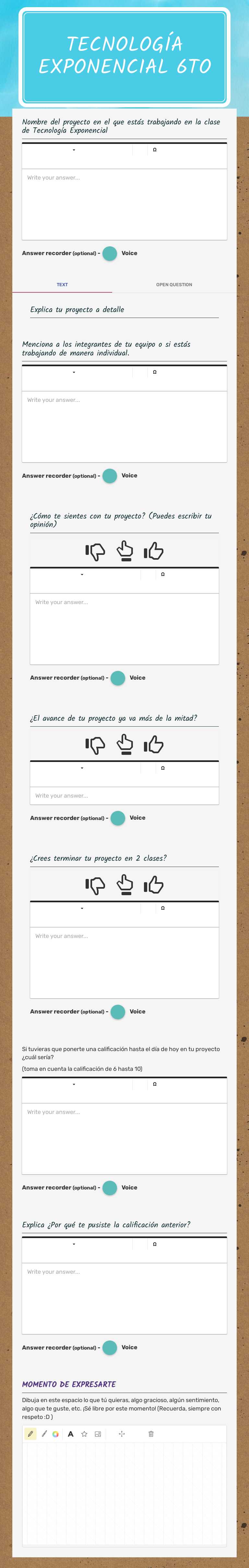 Tecnología Exponencial 6to worksheet preview image