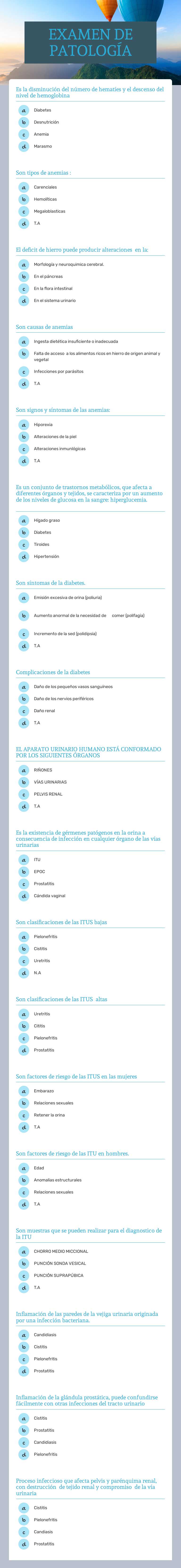 EXAMEN DE PATOLOGÍA worksheet preview image