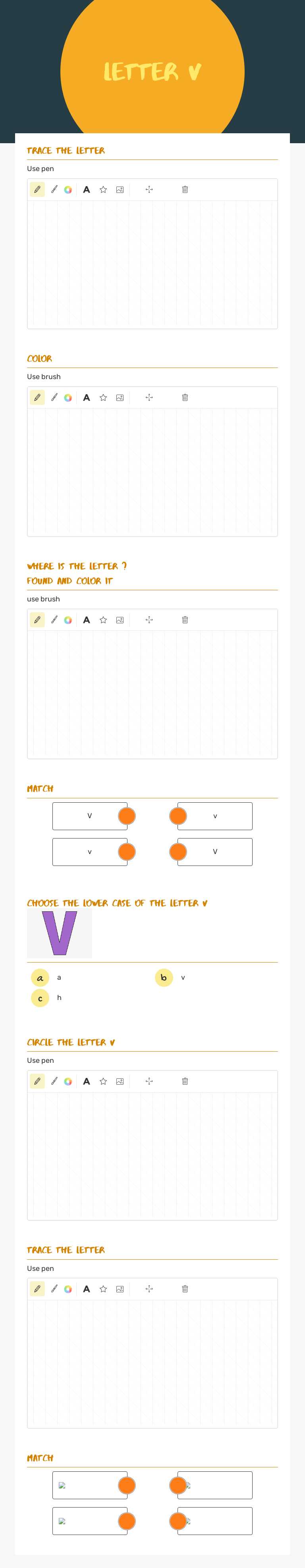 letter
v worksheet preview image
