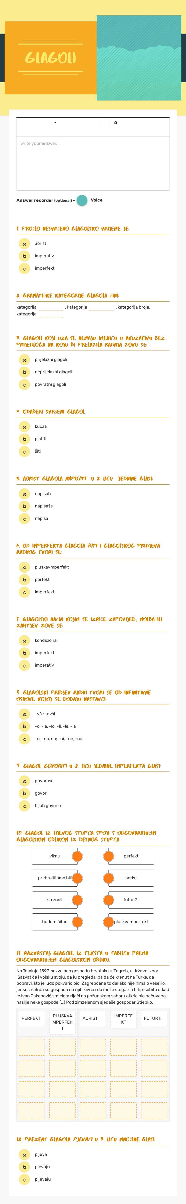 gLAGOLI Other worksheet preview