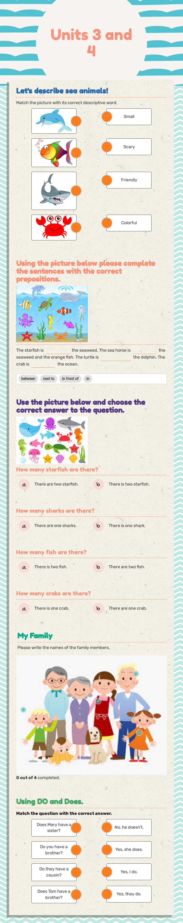 Units
3 and 4 worksheet preview image