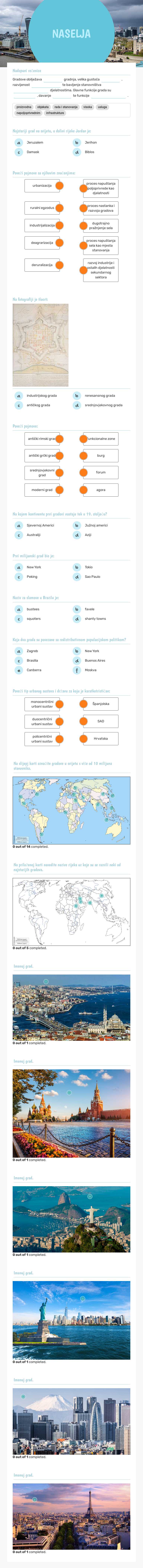 NASELJA worksheet preview image