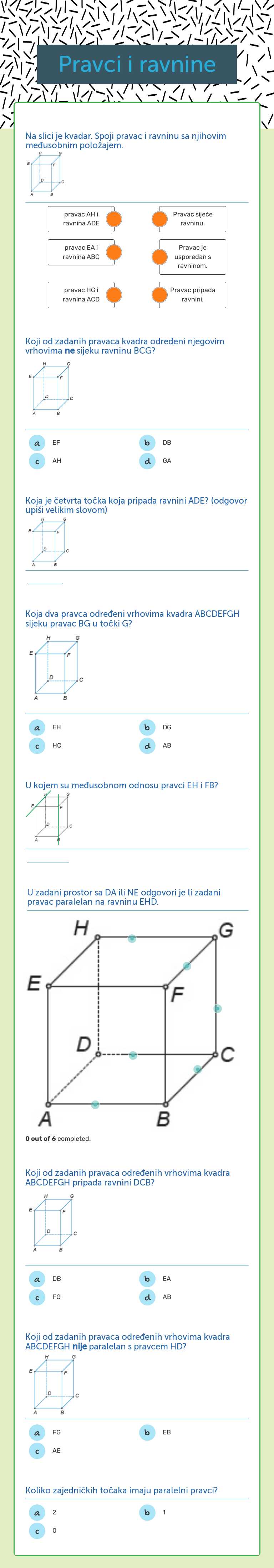 Pravci                     
               i                  
ravnine worksheet preview image