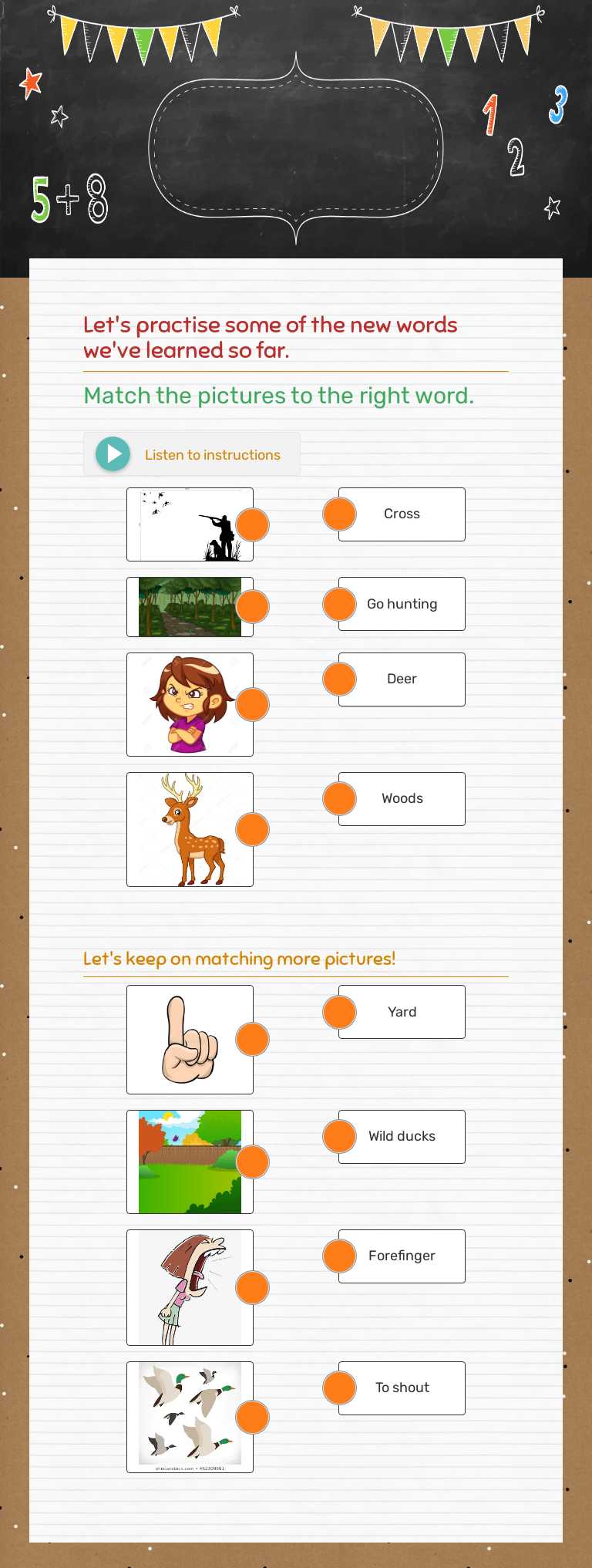 The Magic Finger worksheet preview image