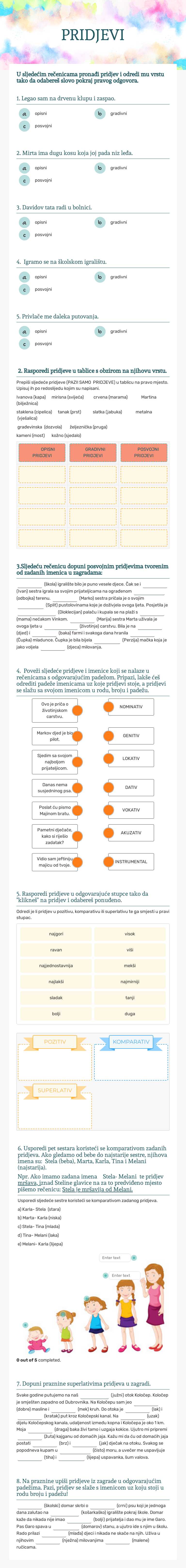 PRIDJEVI worksheet preview image