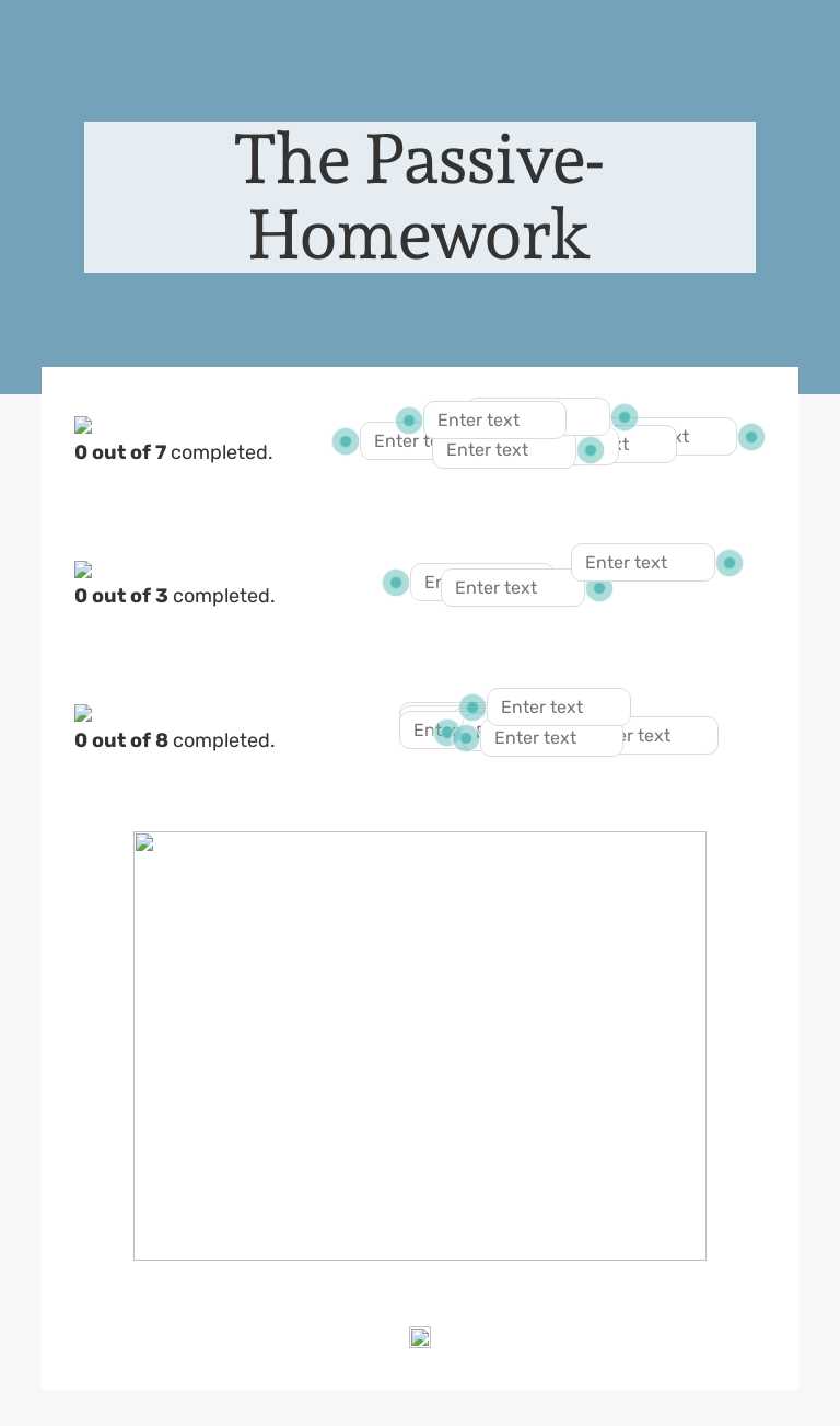 The Passive-
Homework worksheet preview image