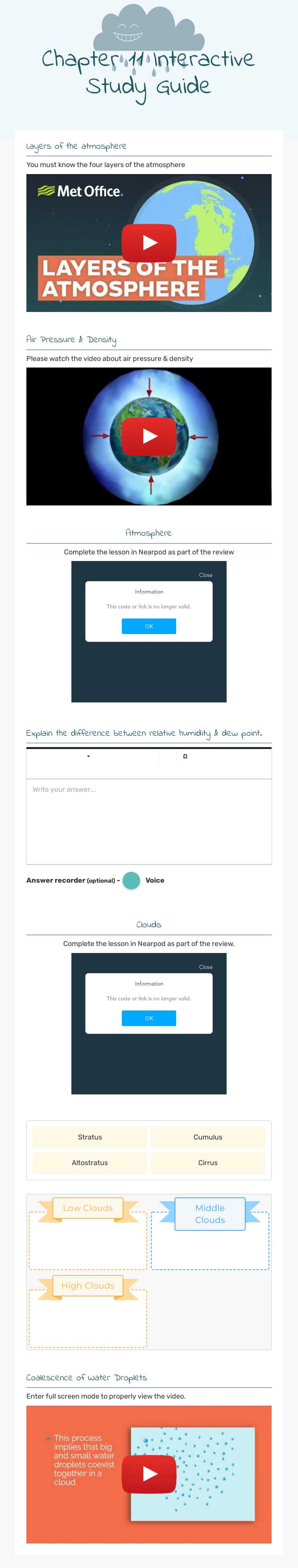 Chapter 11          
 Interactive Study Guide worksheet preview image
