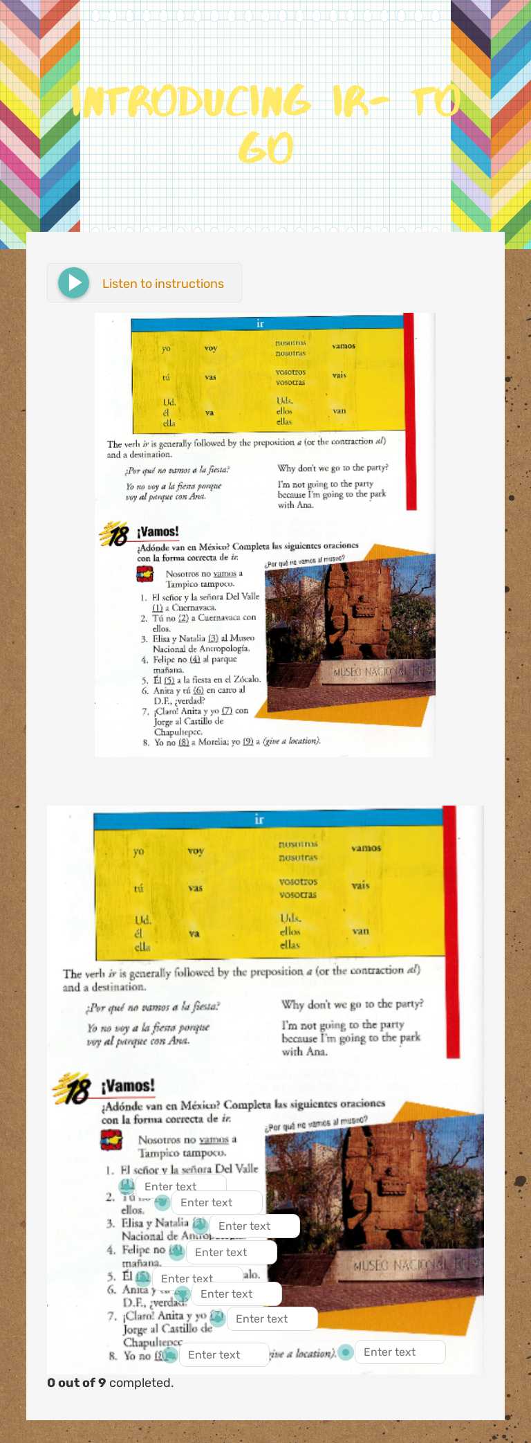 Introducing Ir- To Go Grade 9 worksheet preview