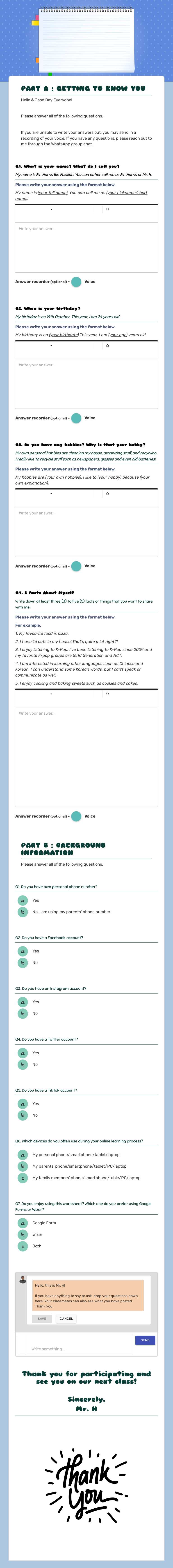 2 SUKMA
ICE BREAKING SESSION worksheet preview image