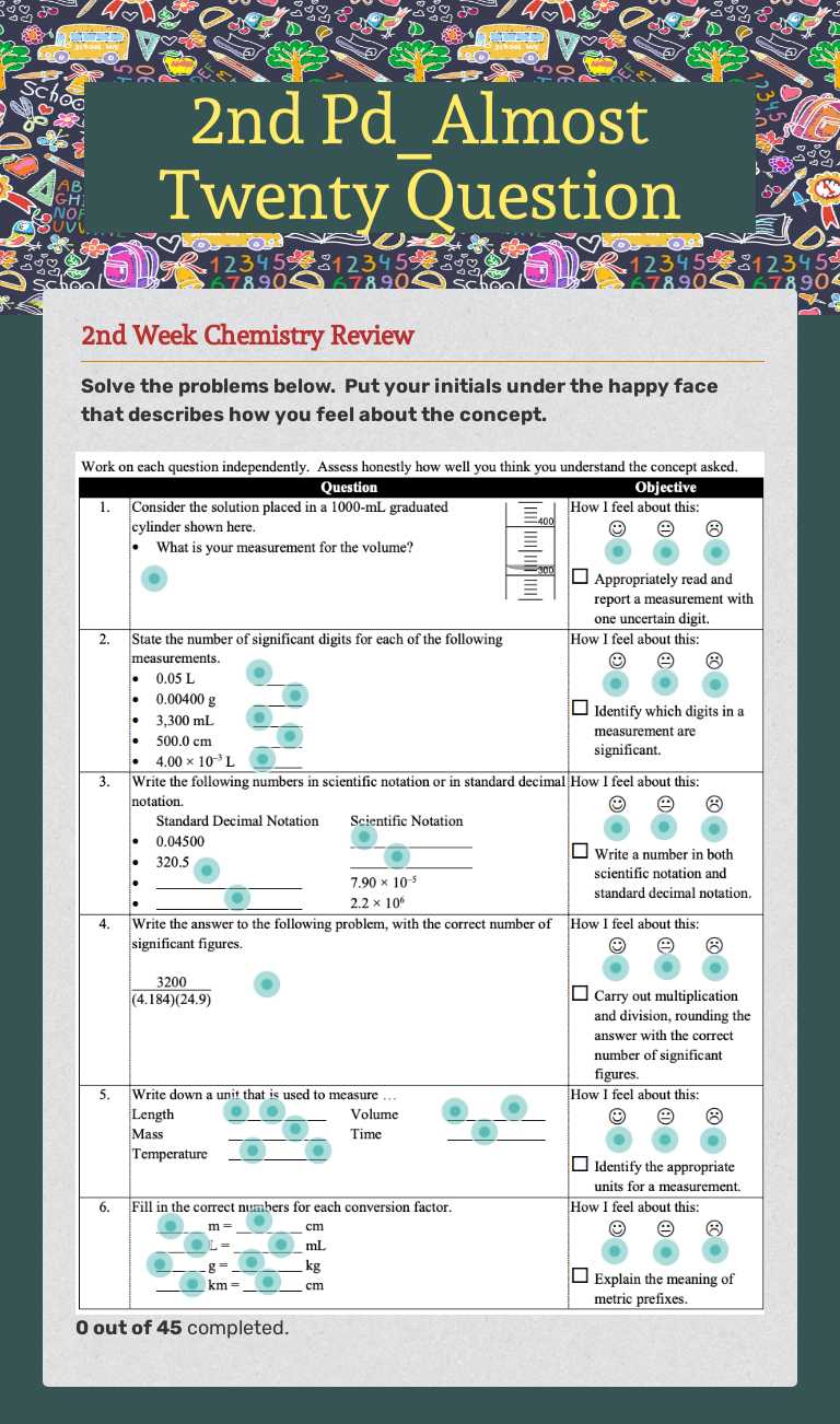 2nd Pd_Almost Twenty Question worksheet preview image