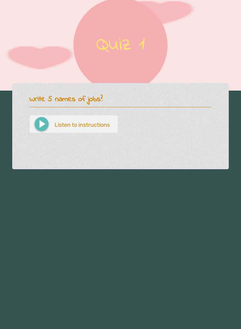 Quiz 1 worksheet preview image