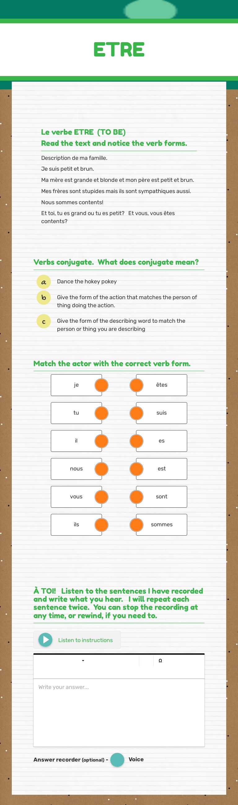 ETRE Grade 9 worksheet preview