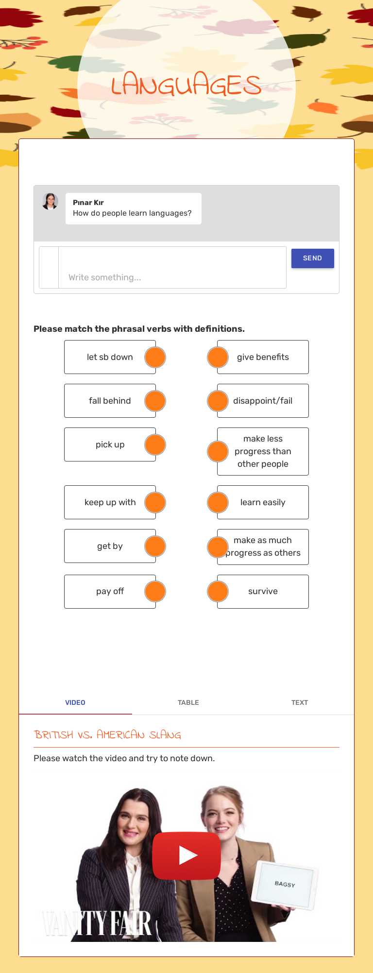 LANGUAGES worksheet preview image
