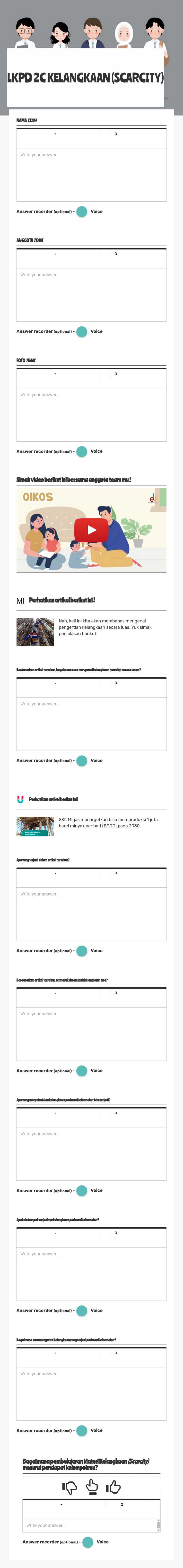 LKPD 2C
KELANGKAAN (SCARCITY) worksheet preview image