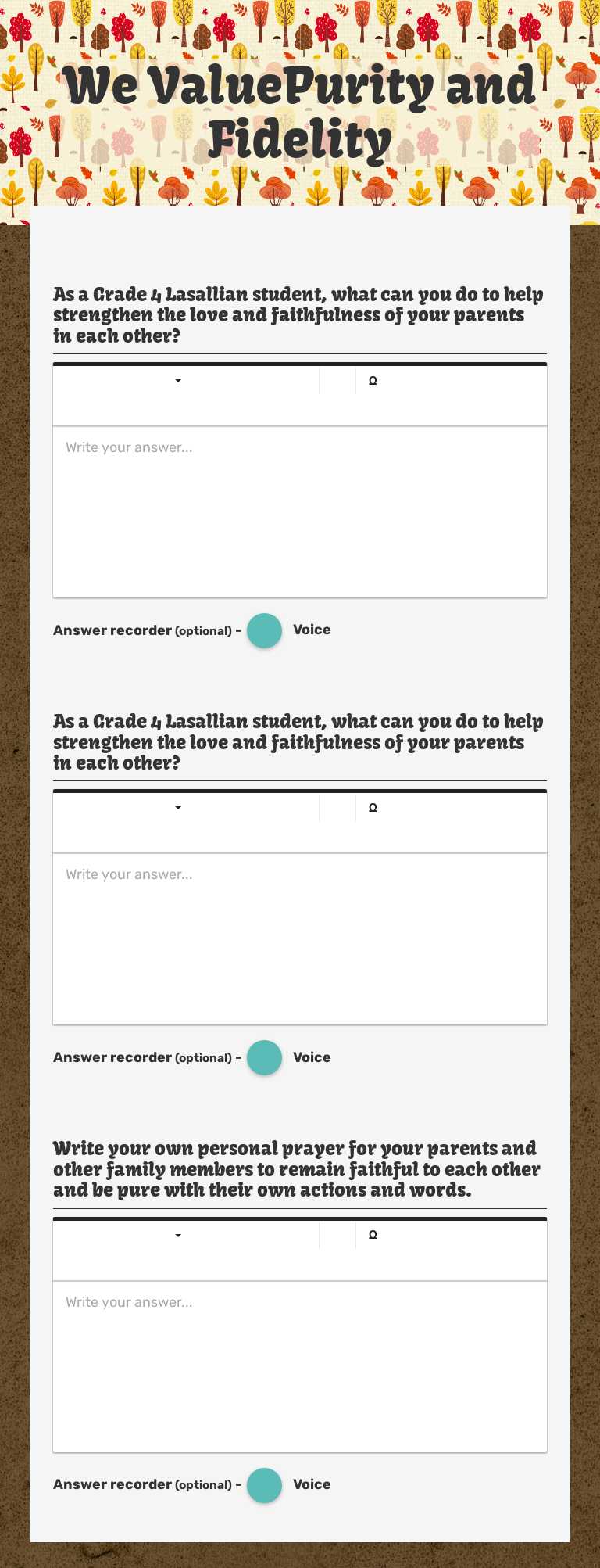 We ValuePurity and Fidelity worksheet preview image