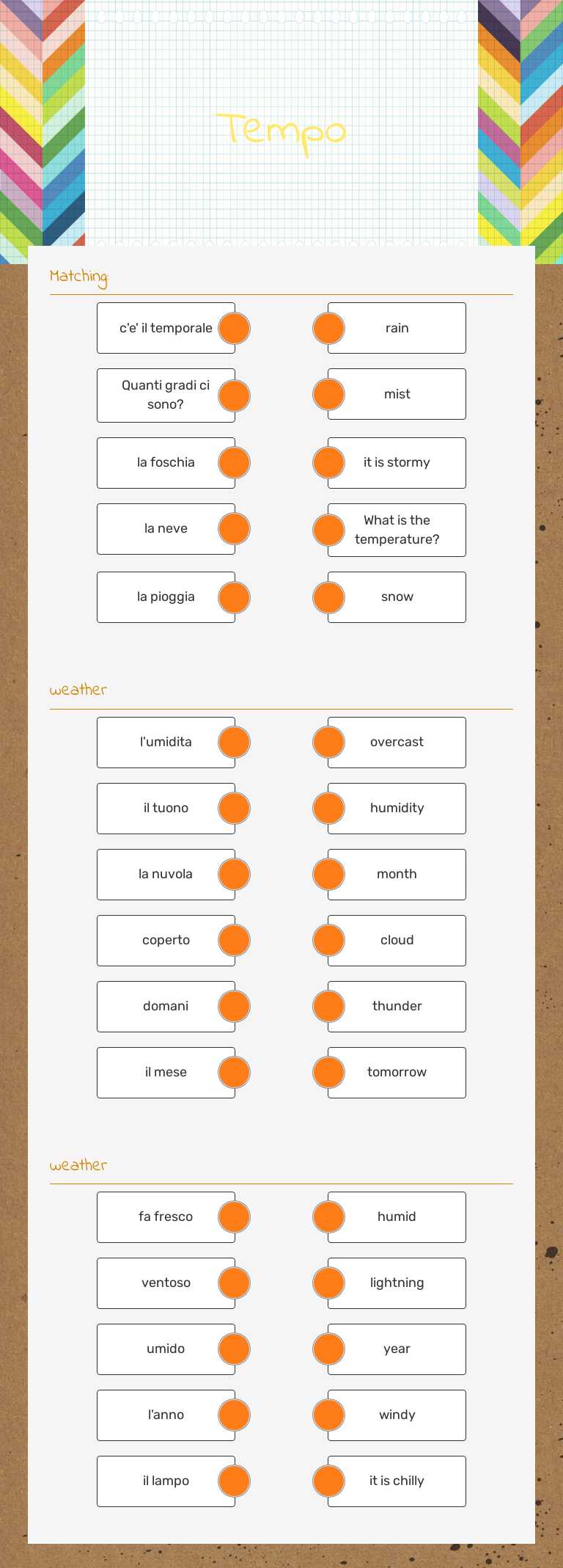 Tempo worksheet preview image