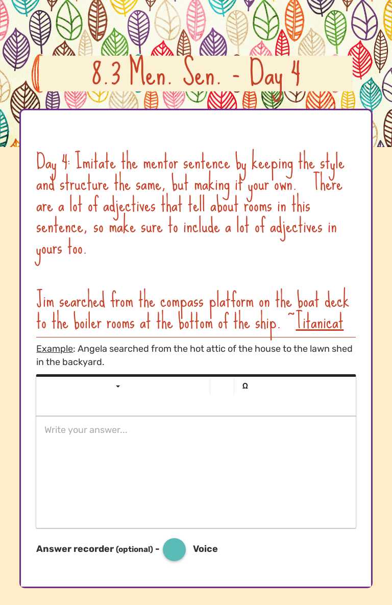 8.3 Men. Sen. - Day 4 Grade 3 worksheet preview