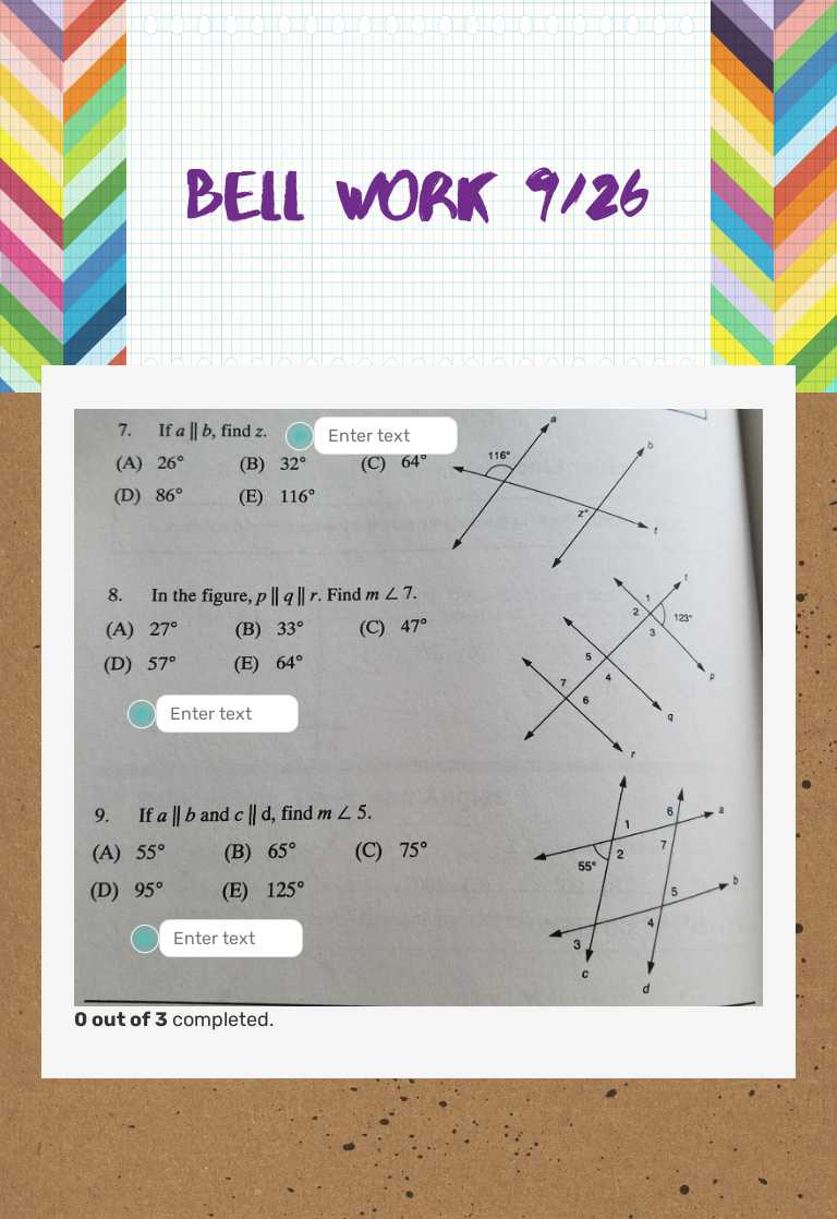 Bell work 9/26 worksheet preview image