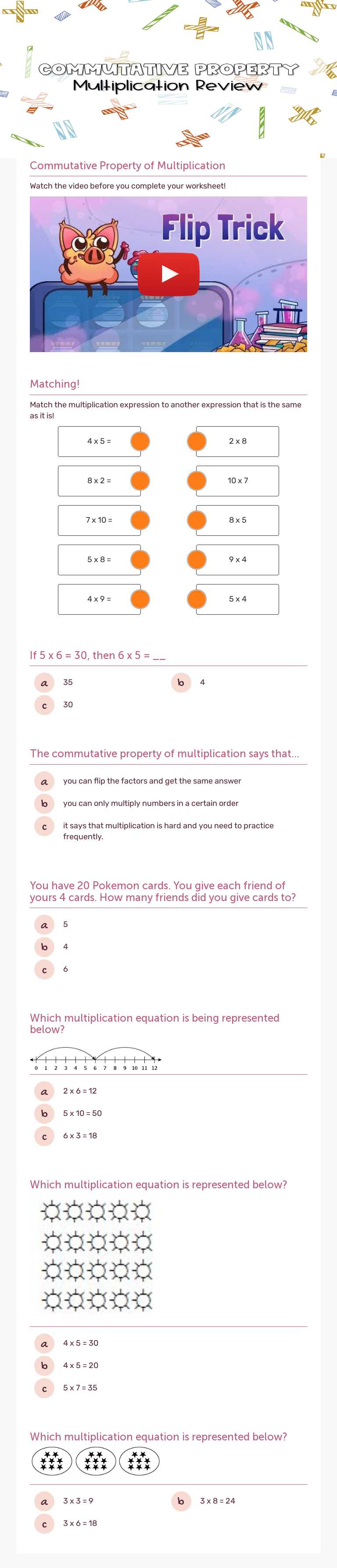 Worksheet FWCWI5 Grade 3 worksheet preview