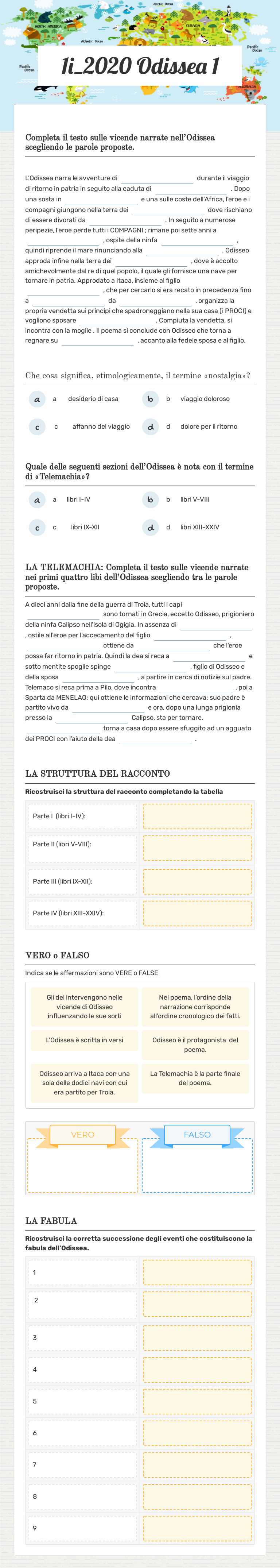 1i_2020 Odissea 1 Grade 9 worksheet preview