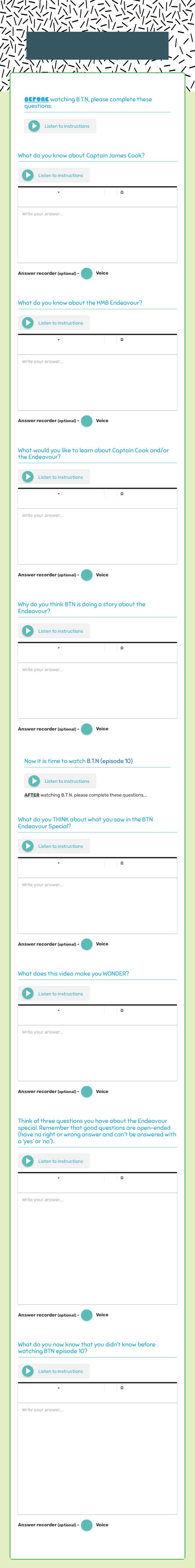 b.T.N (episode 10) Grade 4 worksheet preview