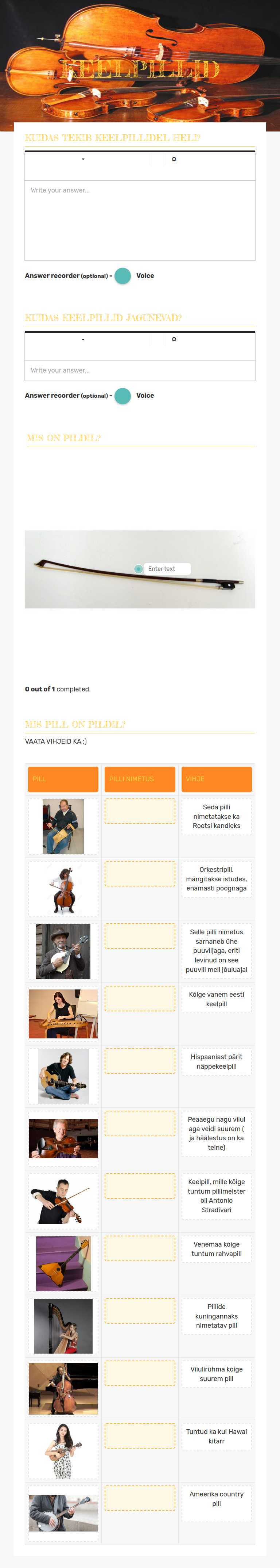 KEELPILLID worksheet preview image