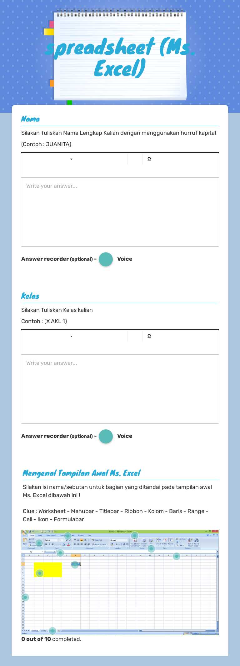 spreadsheet   (Ms. Excel) worksheet preview image