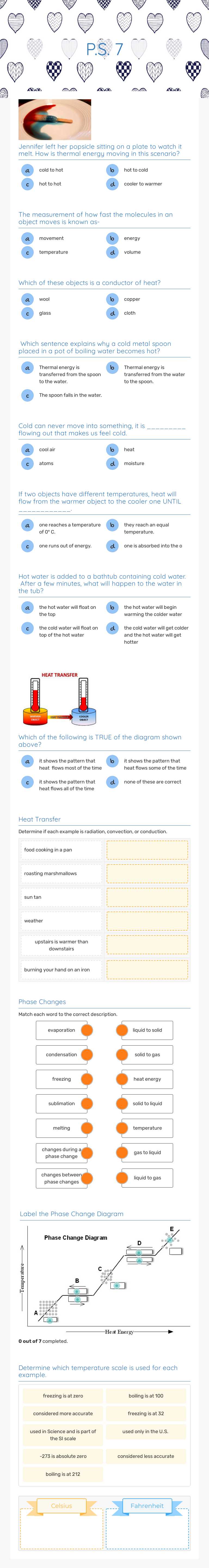 P.S. 7 worksheet preview image