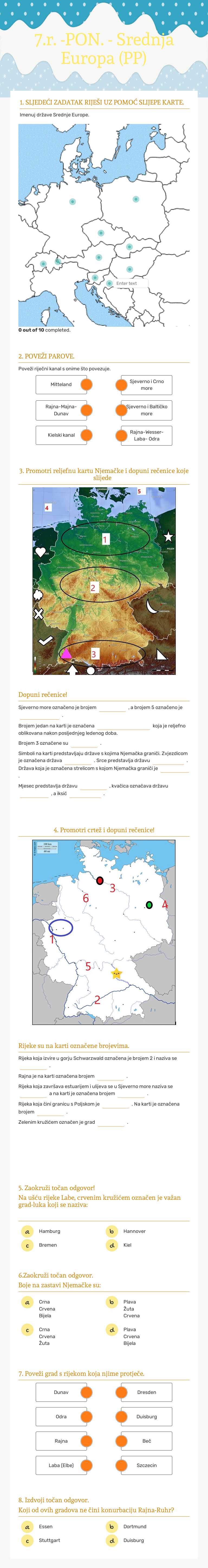 7.r. -PON. -  Srednja Europa (PP) worksheet preview image
