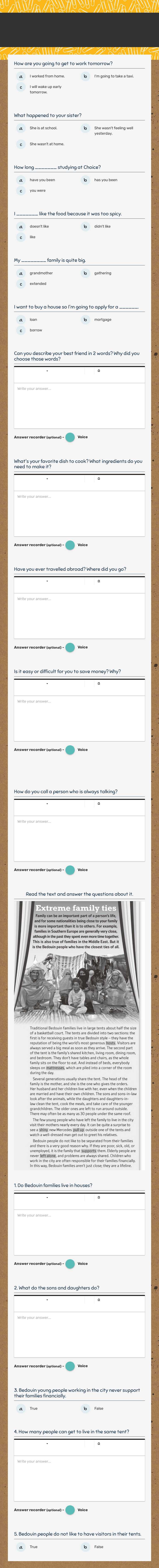 PRACTICE TEST Grade 10 worksheet preview
