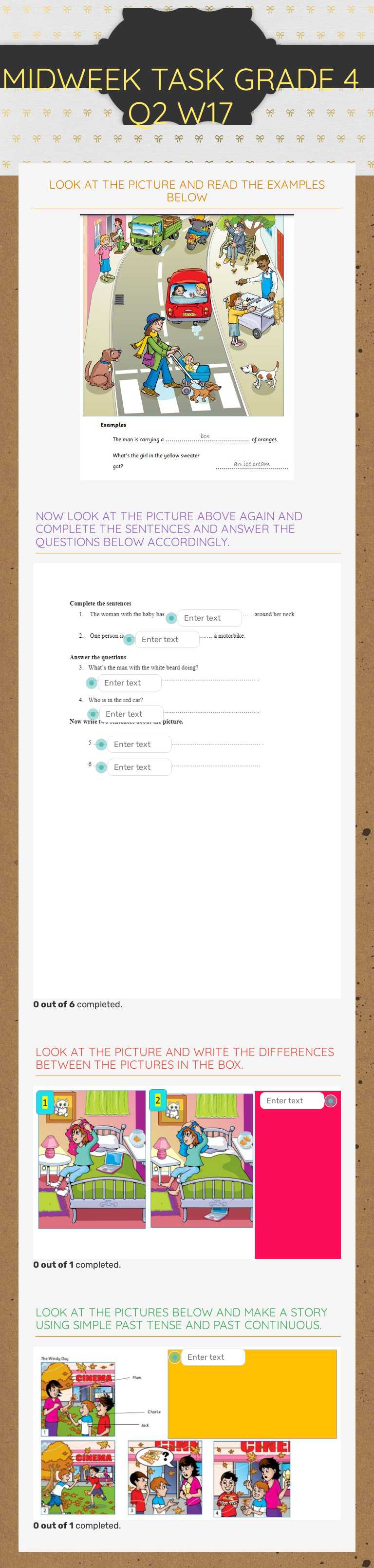 MIDWEEK TASK GRADE 4 Q2 W17 worksheet preview image