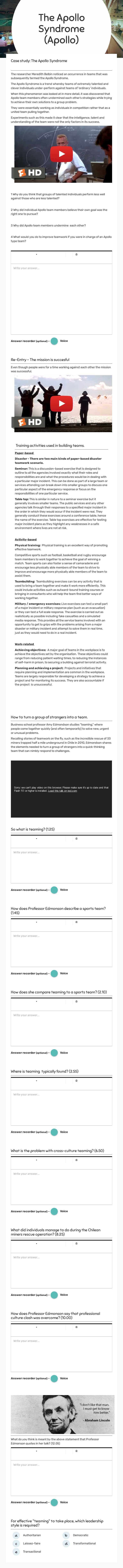 The Apollo Syndrome (Apollo) Other worksheet preview