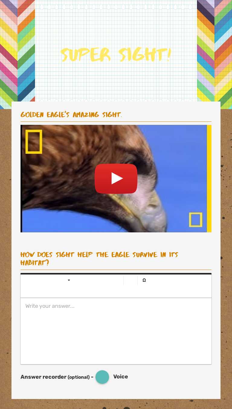 Super sight! worksheet preview image