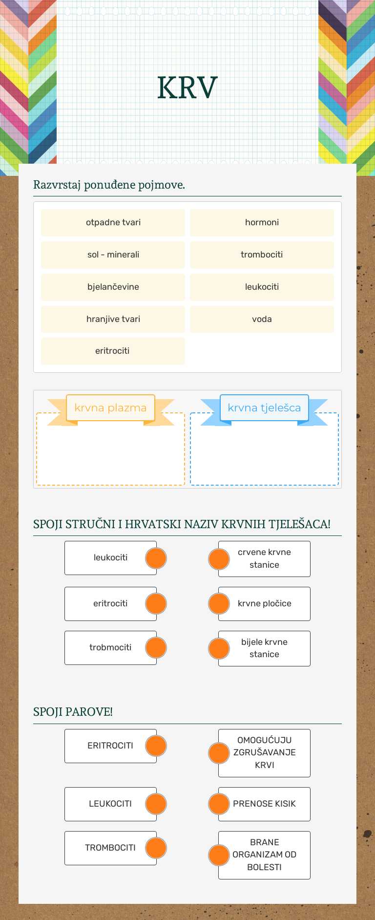 KRV worksheet preview image