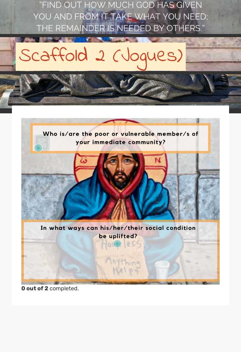 Scaffold 2 (Jogues) worksheet preview image