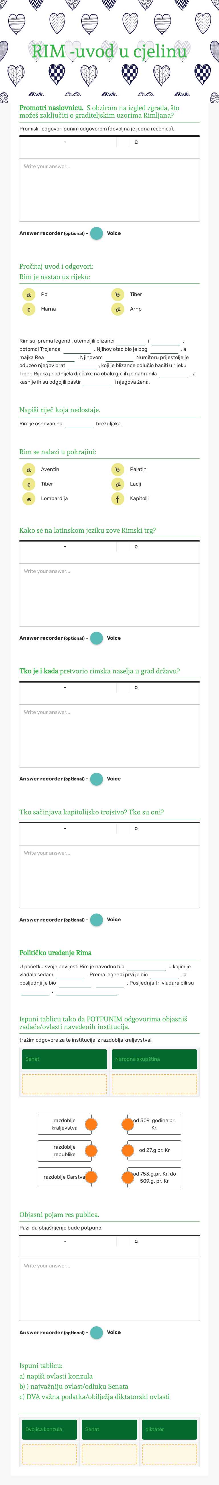RIM -uvod u cjelinu worksheet preview image