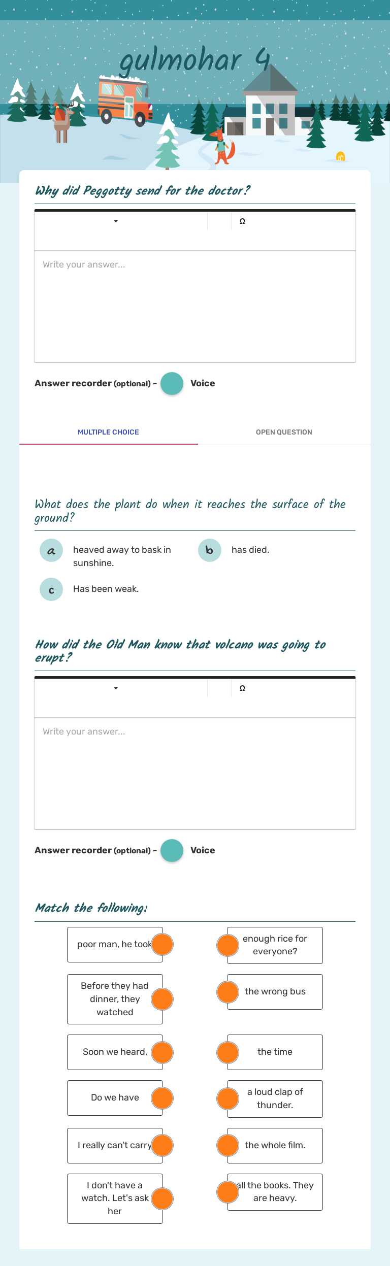 gulmohar 4 worksheet preview image