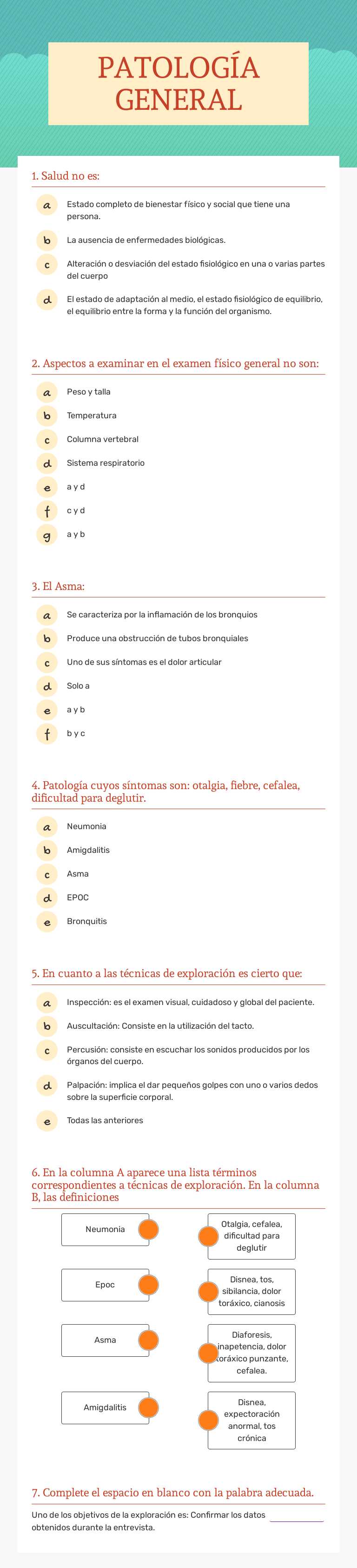 PATOLOGÍA GENERAL worksheet preview image