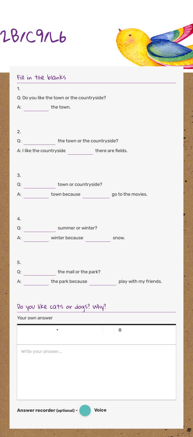 2B/C9/L6 worksheet preview image