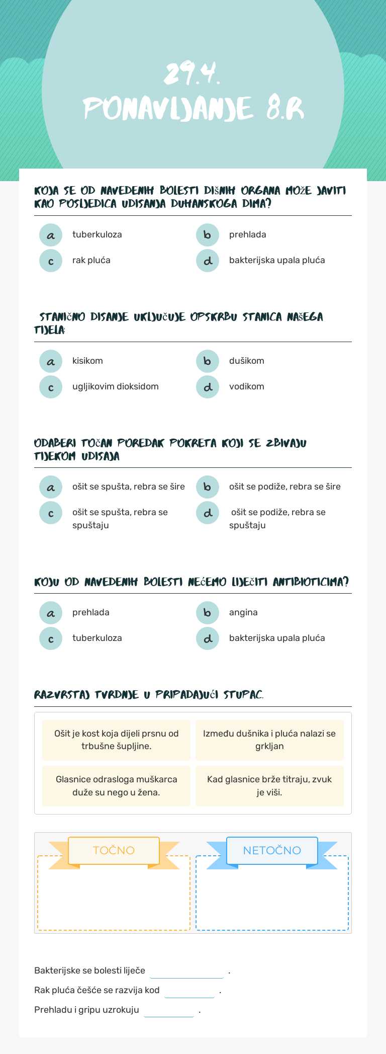 29.4. Ponavljanje 8.r Grade 8 worksheet preview