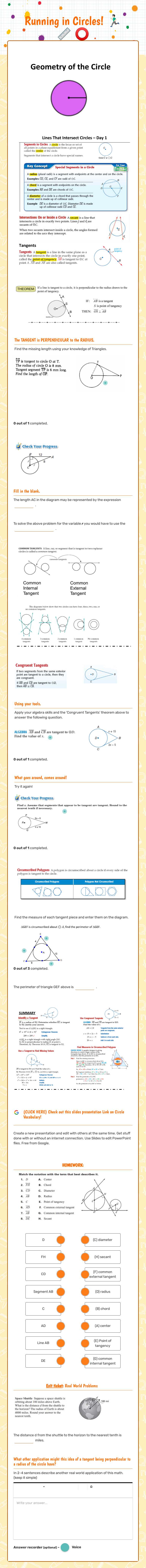 Running in Circles!
🏃🏻‍♂️📏 ⭕️ worksheet preview image
