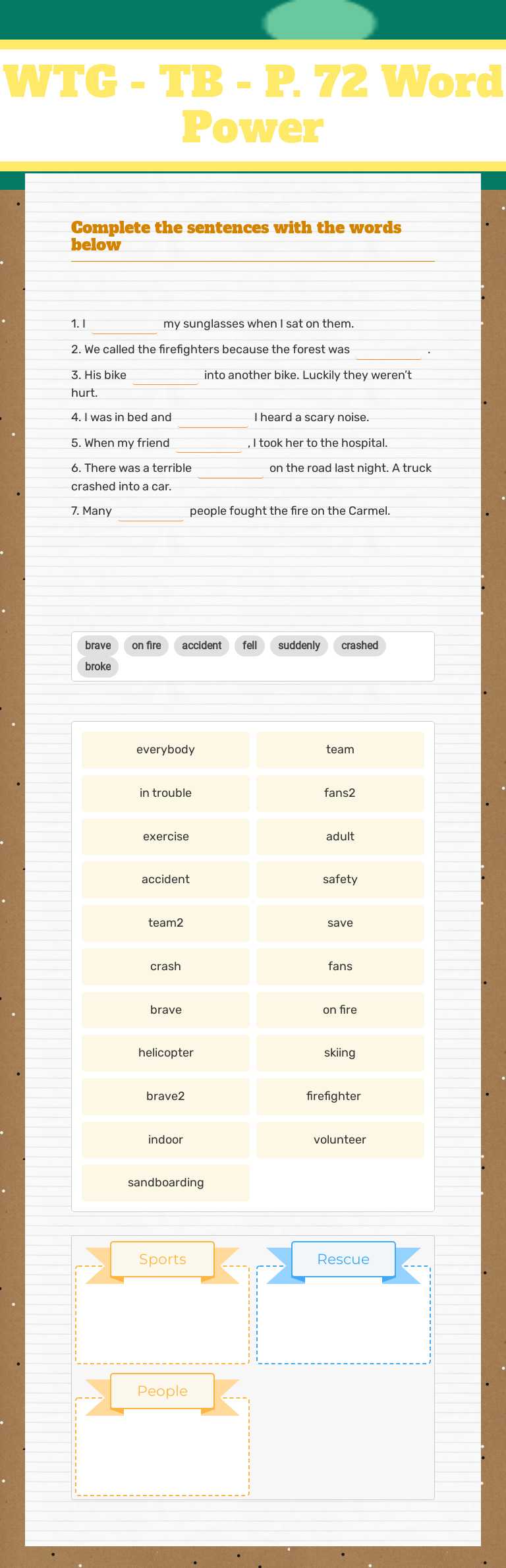 WTG - TB - P. 72
Word Power Grade 2 worksheet preview