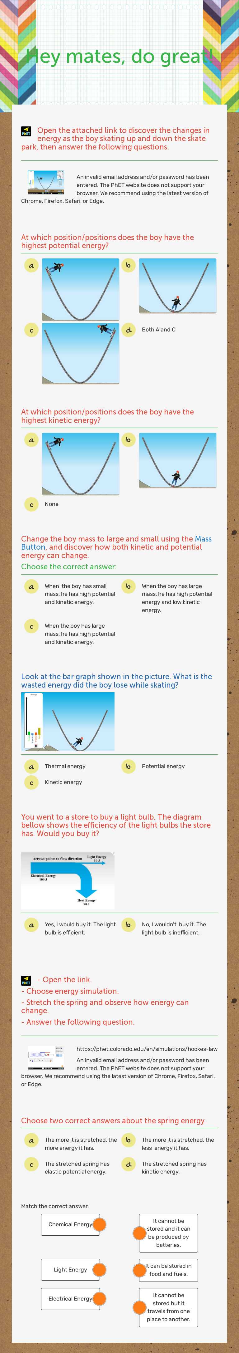 Hey mates, do great! worksheet preview image