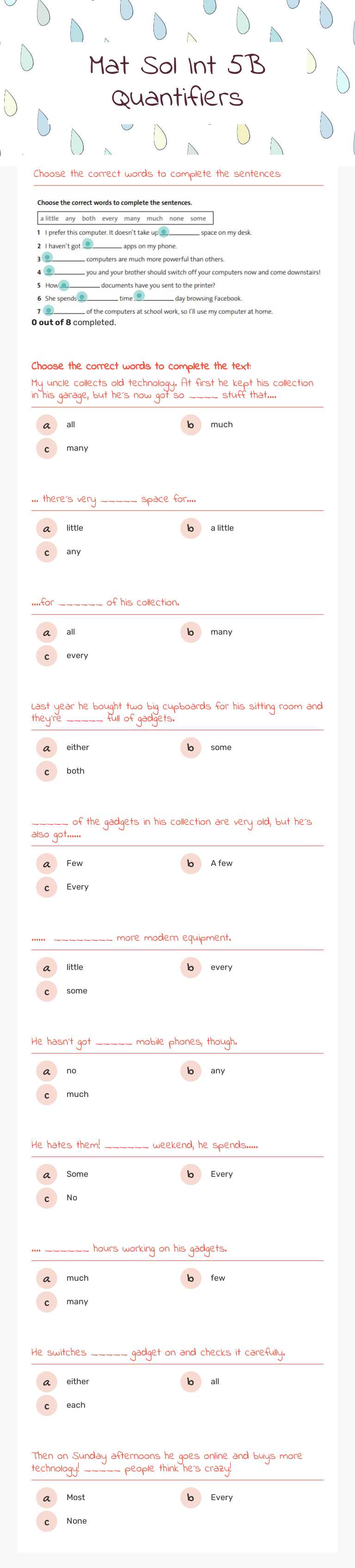 Mat Sol Int 5B Quantifiers worksheet preview image